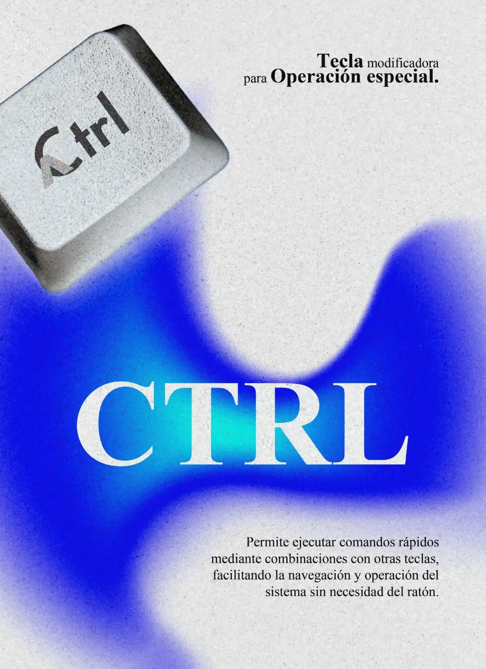 Pieza grafica tecla control